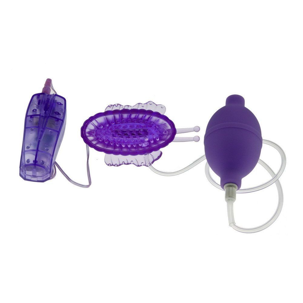 Aphrodisia - Butterfly Clitoral  Pleasure Pump - Purple photo-4