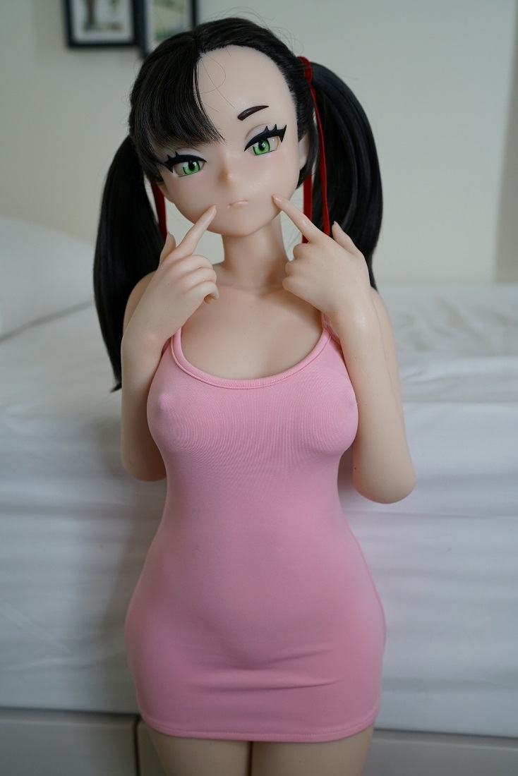 Mary Mini Anime Realistic Sex Doll, D-Cup, Ultra Soft TPE 90 cm (3 ft) photo-5
