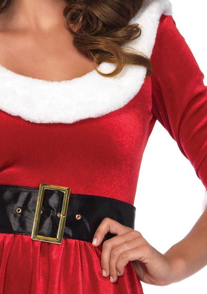 Leg Avenue - Santa Sweetie Costume 3 pcs - Red - M/L photo-4