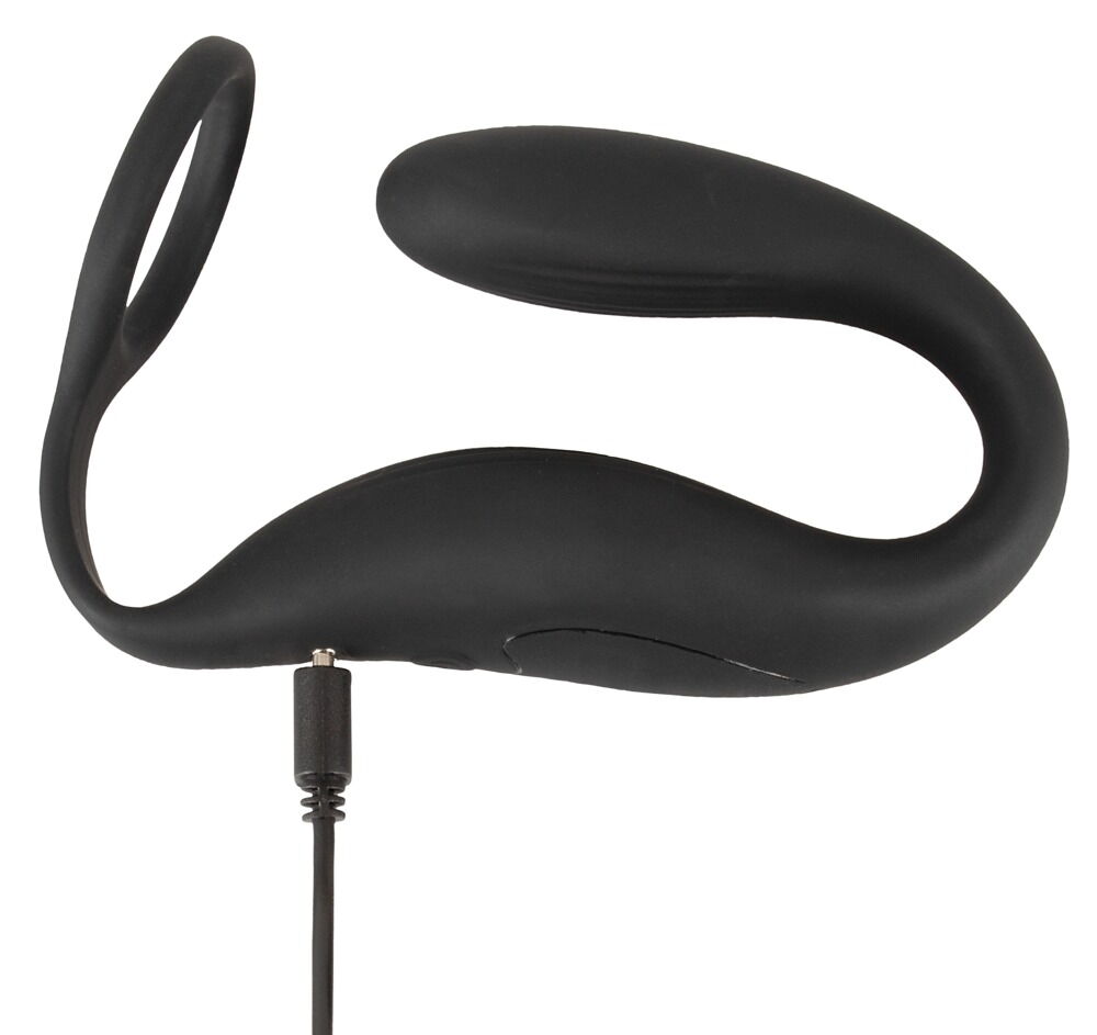 The Cock ring with RC butt plug from Black Velvets combines ... Black Velvets - Cock Ring w Vibro Plug photo-9
