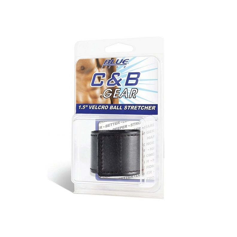 When wrapped around the scrotum, this ball stretcher gives t... Blueline - 1.5″ Velcro Ball Stretcher photo-3