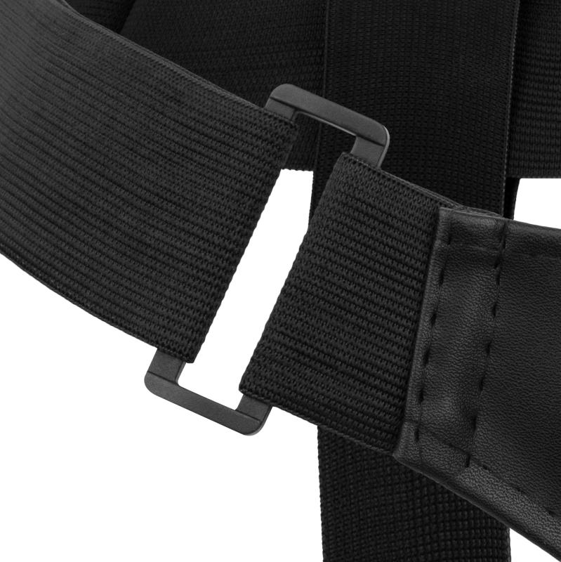 Easy Toys - 吸盘底座穿戴式束缚带 - 黑色 照片-6