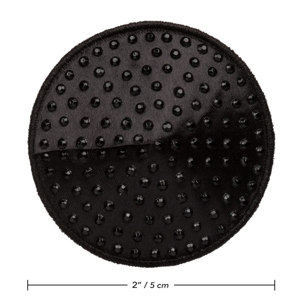 Wrap your goodies in glamour with the ravishing Radiance Rou... CEN - Radiance Round Pasties - Black photo-6