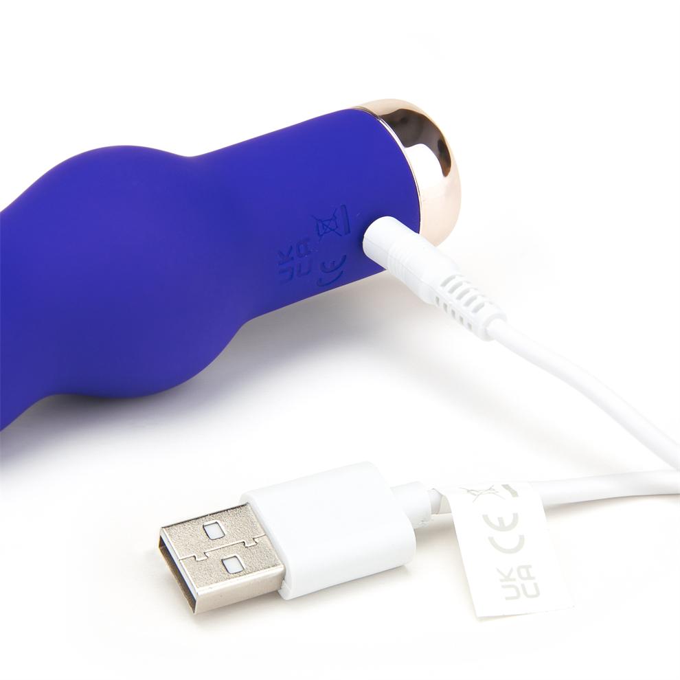 Bodywand - My First 波纹震动棒 - 蓝色 照片-4