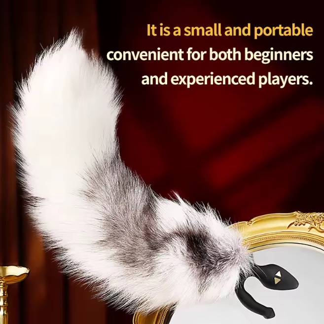 Sevanda - Weasel Estim Vibro Tail Plug - White 照片-2