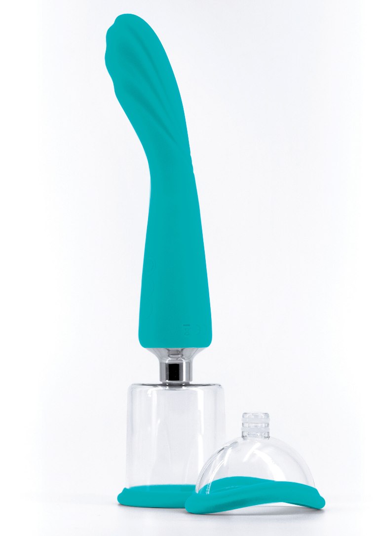 This Dual-Function wonder toy is powerful, colourful, and no... NS Novelties - Inya Pump N Vibe - Aqua photo-2