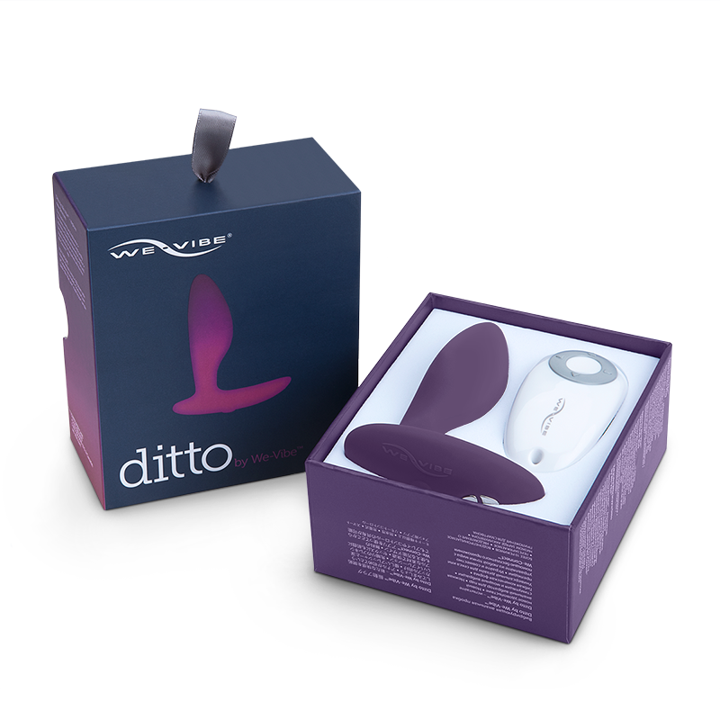 We-Vibe™ 的 Ditto 遥距后庭震动器是一款男女通用的后庭震动器,适用于肛门探索新手,即插... We-Vibe - Ditto 遥距后庭震动器 - 紫色 照片-20