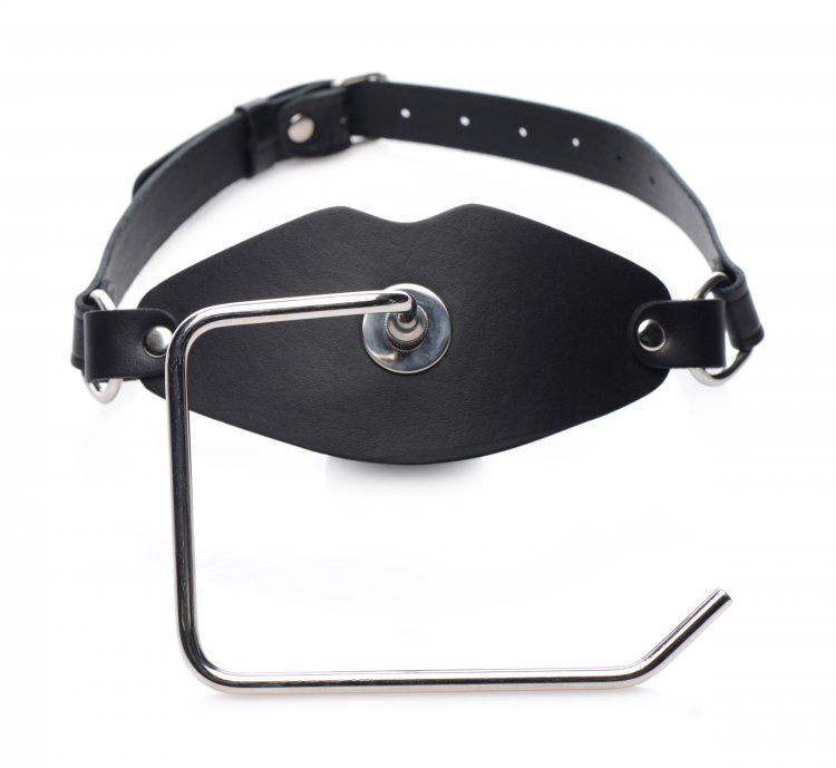 (ARC)Master Series - Toilet Paper Ball Gag - Black photo-2