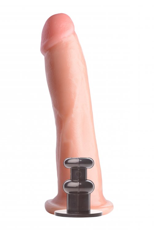Compatible with your vacuum-grip strap-on harness, fucking m... LoveBotz - 9" Cock Lock Dildo - Flesh photo-2