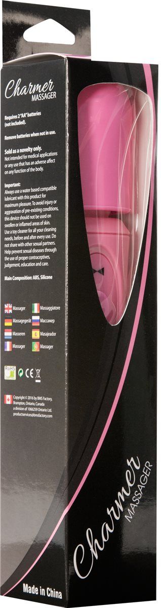 The Charmer’s size and smooth round shape allow it snuggle u... Charmer - Charmer 2 Speed Cordless Massager - Pink photo-6