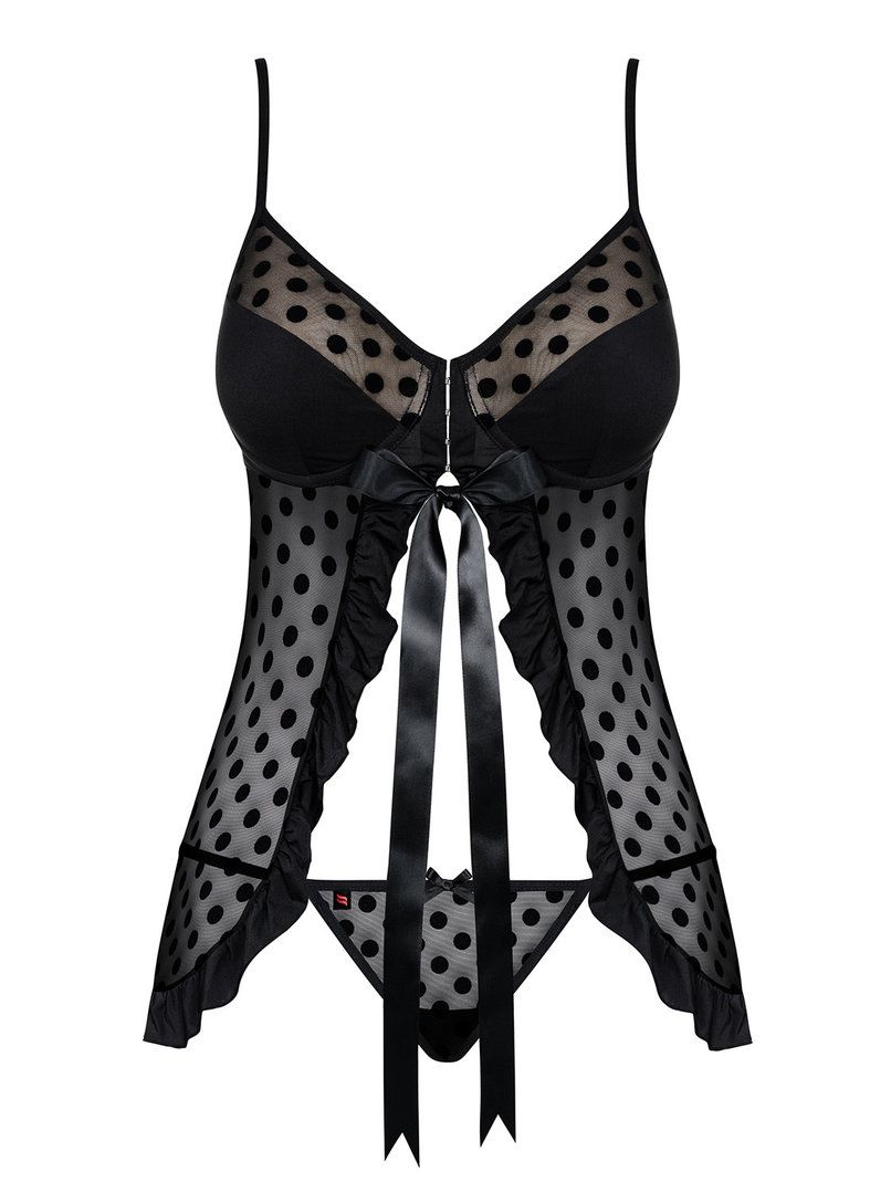 A woman like you deserves something really special. And it’s... Obsessive - Dotina Bodydoll & Thong - L/XL photo-5