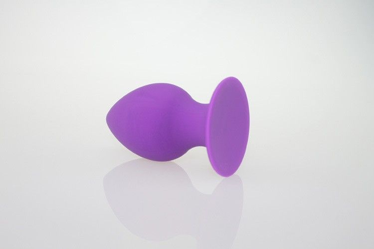MT - Silicone Anal Plug 65x42mm - Purple photo-3