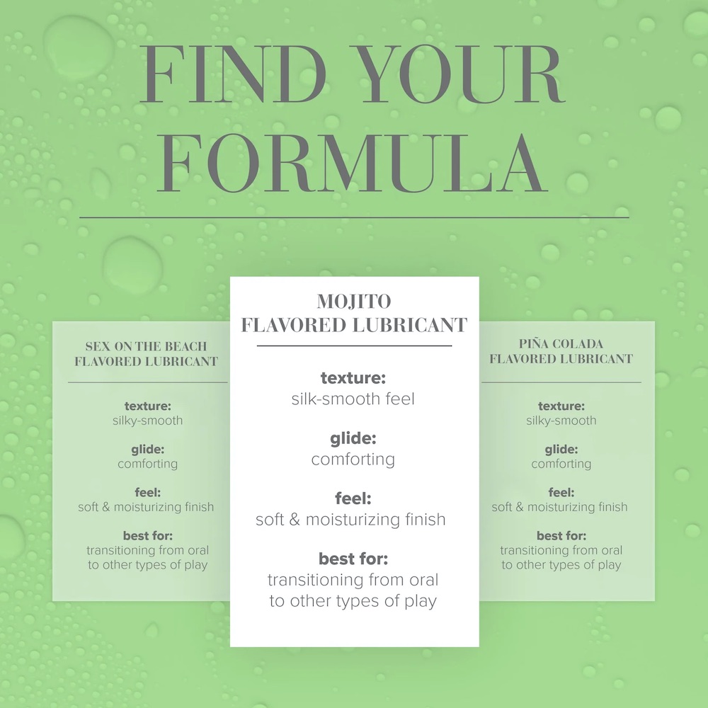 Adult fun meets adult flavors in popular water-based Cocktai... JO - Cocktail Mojito Lubricant - 60ml photo-5