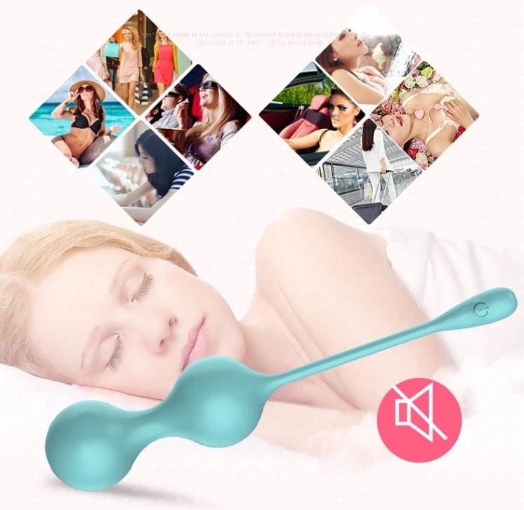 Wowyes - M1 Vibro Balls w Remote Control - Blue photo-4