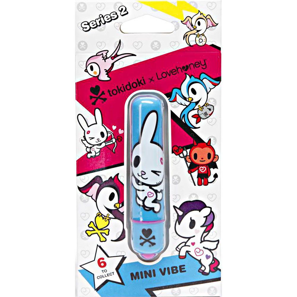 "Sugar (do-do do-do do-doo) ah Honey Bunny, pla... Tokidoki - Mini Bullet Vibrator - Blue Honey Bunny photo-6