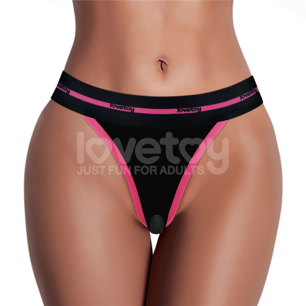 This alluring sexy undies is designed to boost your pleasure... Lovetoy - Slut Vibrating Panties S - Black photo-4