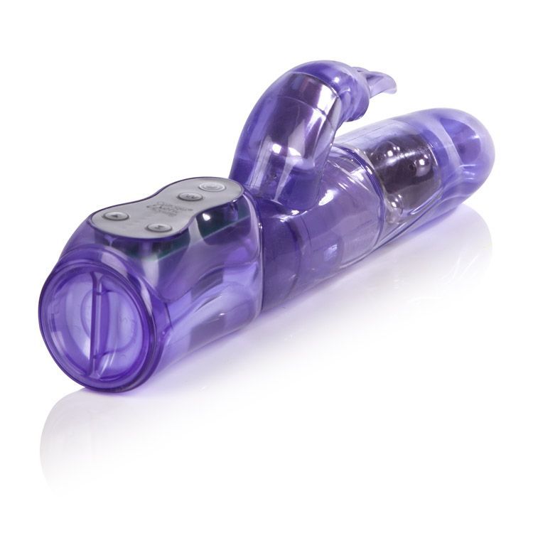 Explore your erogenous zones with the Advanced Waterproof Ja... CEN - Advanced Waterproof Jack Rabbit 3 Rows - Purple photo-5