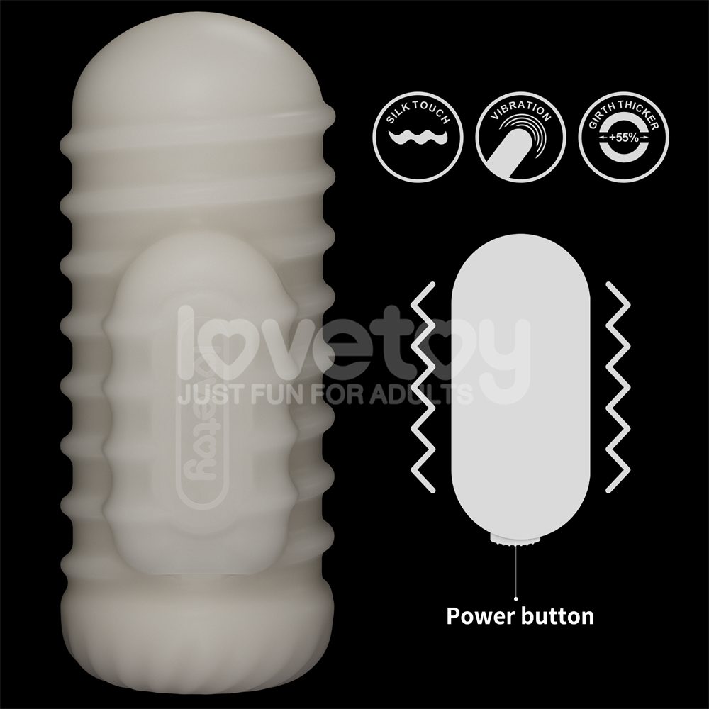 Discover ultimate pleasure and versatility with the Lovetoy ... Lovetoy - Knights Ring Vibro 2in1 Sleeve - Wavy photo-12