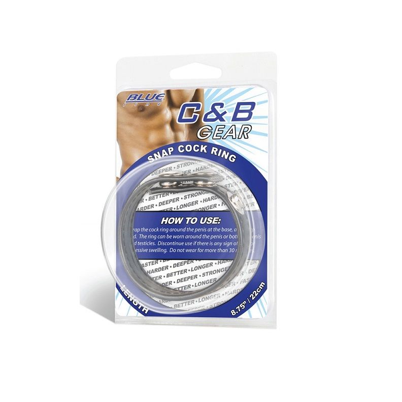 Cock rings are used to prolong erections. Use cock rings for... Blueline - Snap Cock Ring photo-3