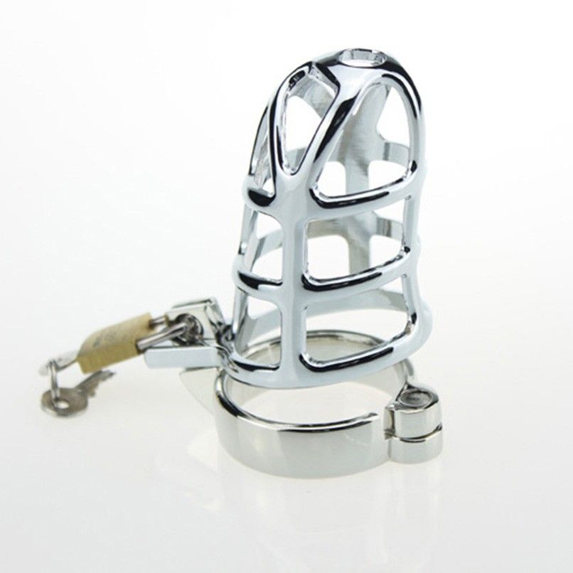Metal Cock Cage
Color: Silver
Weight: 168g
Rings size: 2.0&... MT - Chastity Device 50mm photo-3