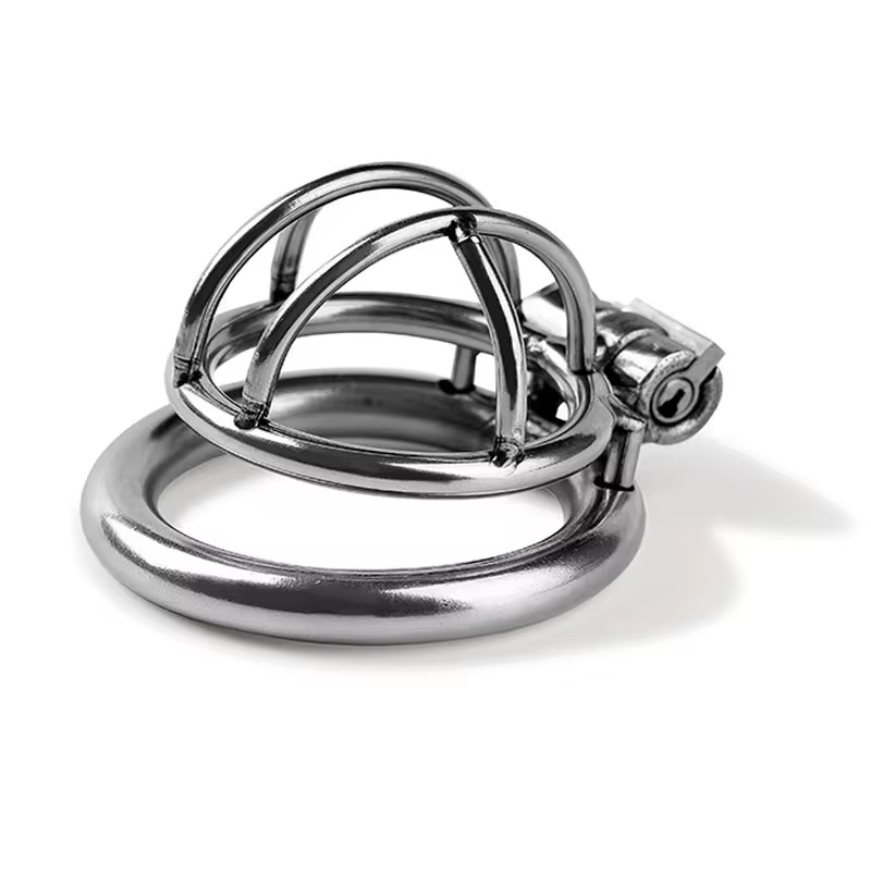MT - Mini Chastity Cage 50mm - Silver