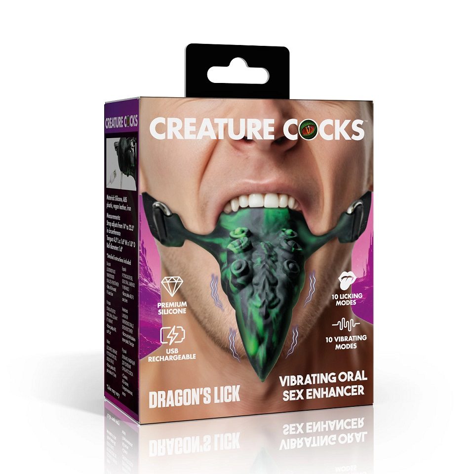 Creature Cocks - Dragon Lick Vibro Oral Enhancer photo-6