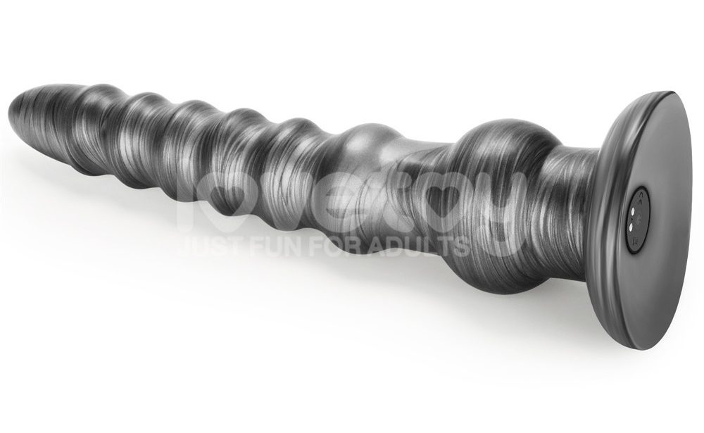 Introducing the 10-function Vibrax Slider – an ultimate deli... Lovetoy - 12.5" King Sized Vibrax Slider - Grey photo-5