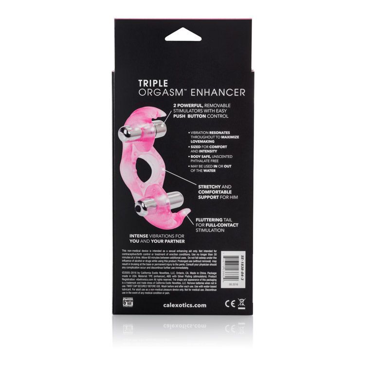 CEN - Silicone Triple Orgasm Vibrating Ring photo-11