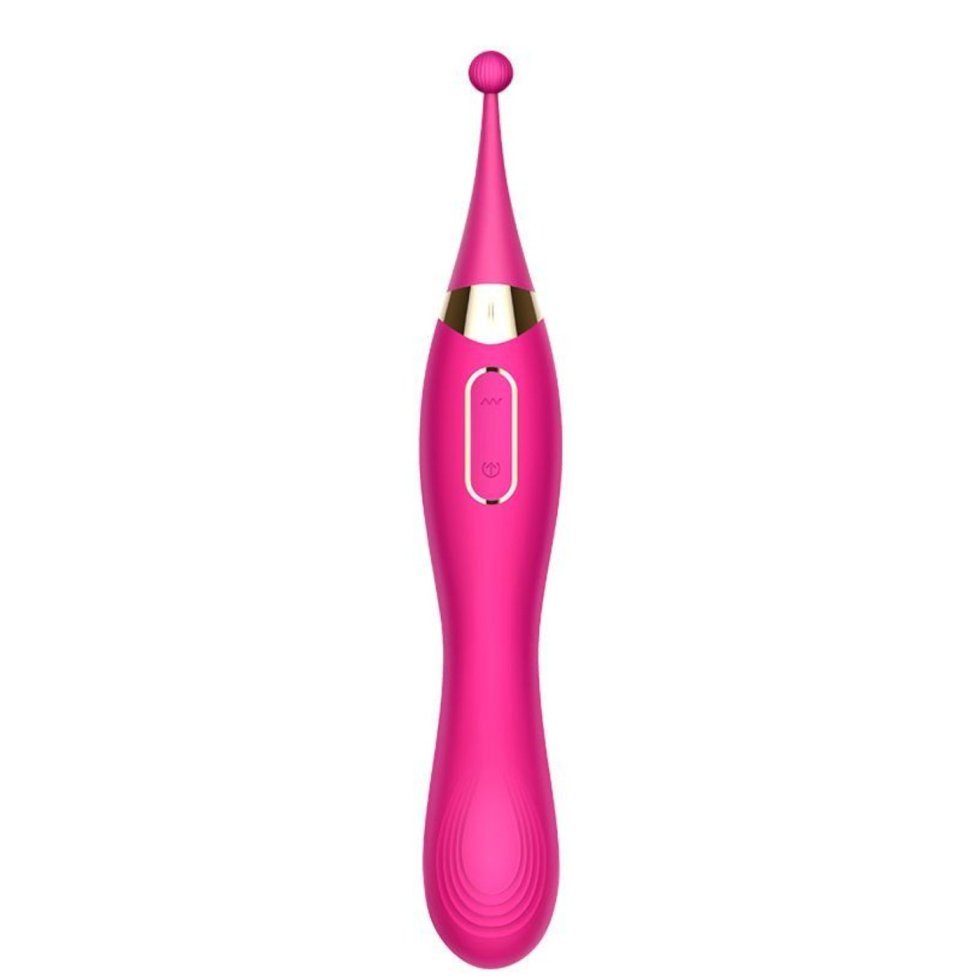 Dual motors with flapping and vibrating replaceable vibrator... Erocome - Dorado - Deep Rose photo-4