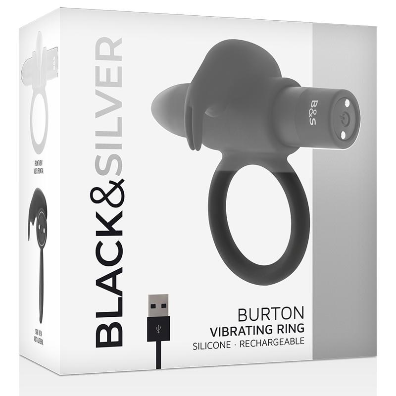 Here comes an especially sugary treat for your best friend! ... Black&Silver - Burton Vibro Ring - Black photo-5