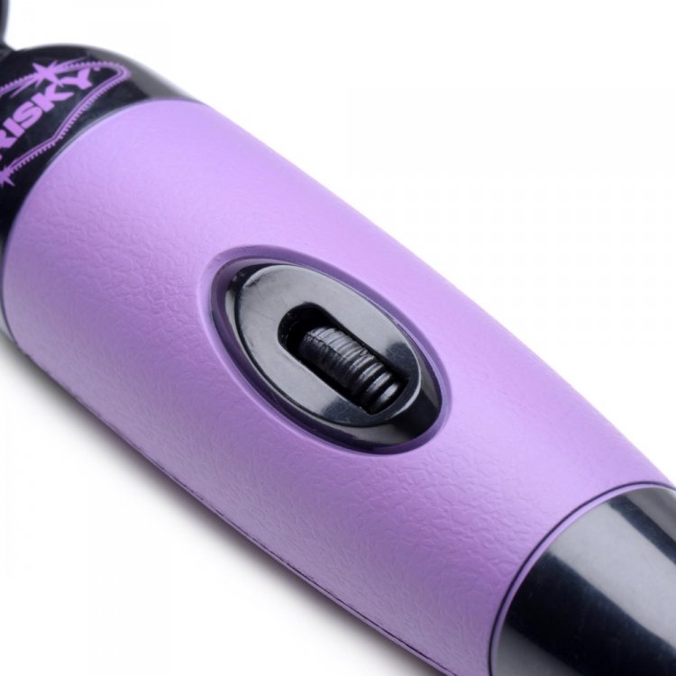 Massage and play with this Playful Pleasure Multi-Speed Wand... Frisky - Playful Pleasure Wand - Purple photo-4