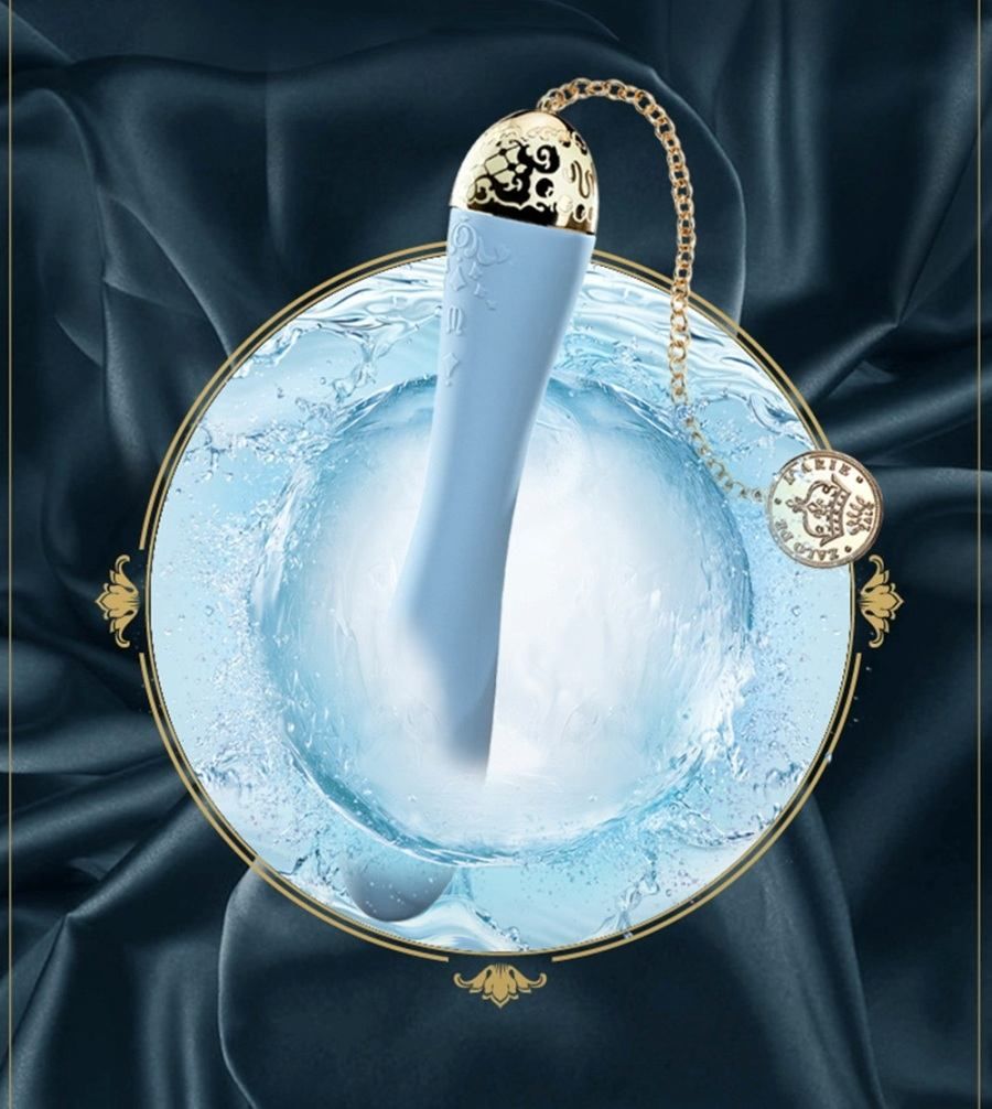 Design inspiration comes from the legend life of Queen Marie... Zalo - Marie Vibrator - Royal Blue photo-16