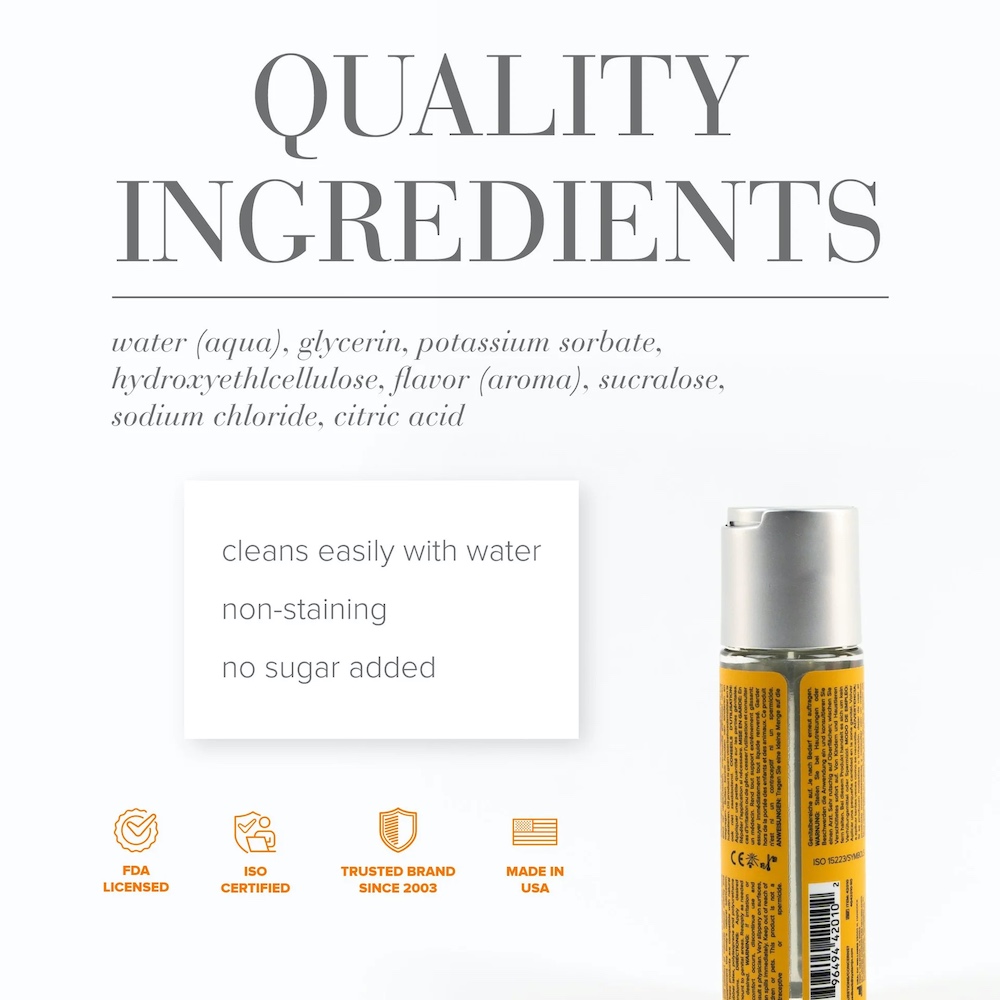 Adult fun meets adult flavors in our popular water-based Coc... JO - Cocktail Mimosa Lubricant - 60ml photo-2