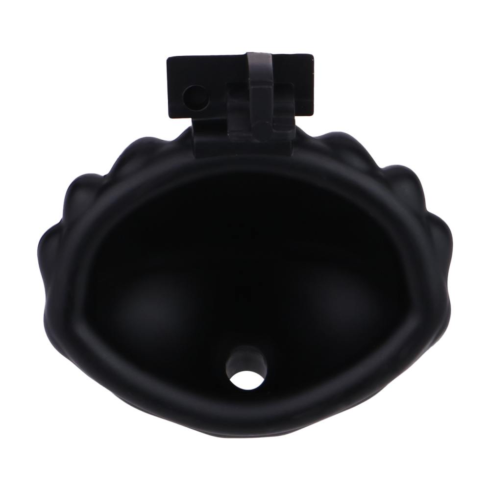 Material: Resin
Cage high: 31mm
Cage length: 47mm &nb... FAAK - Shell Resin Chastity Cage - Black photo-8