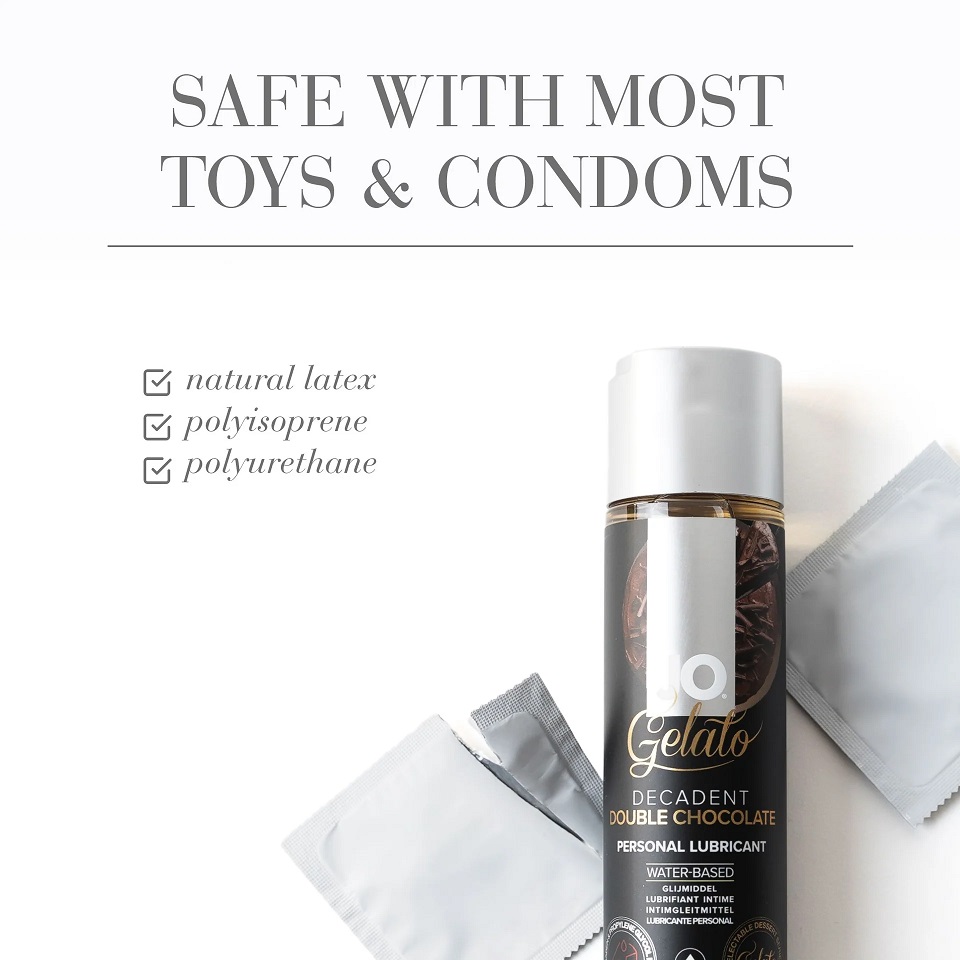 JO Gelato Decadent Double Chocolate combines milk and dark c... JO - Gelato Double Chocolate Lubricant - 30ml photo-4