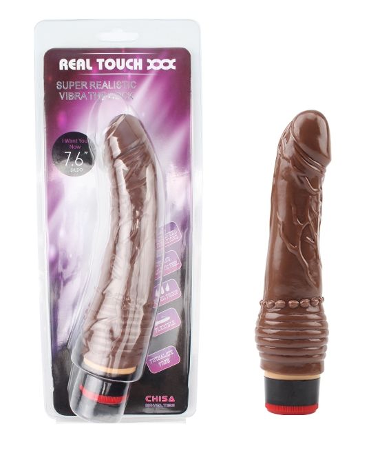 Material:T-Skin
Product Size:19cm.¢3.3cm
Product Weight:0.14... Chisa - 7.6″ Vibe Cock TPE - Brown photo-7