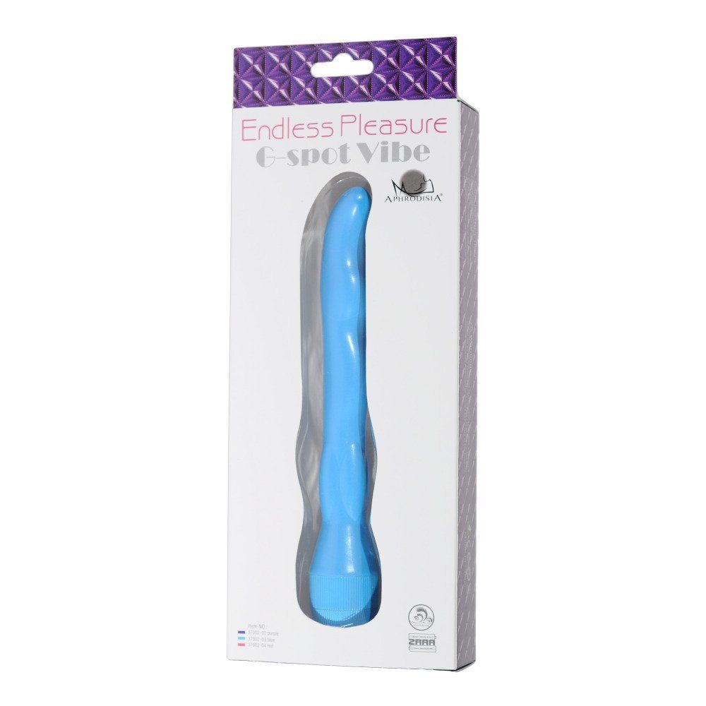 With an angled tip that aims straight for your G-spot and mu... Aphrodisia - Endless Pleasure G-Spot Vibe - Blue photo-6