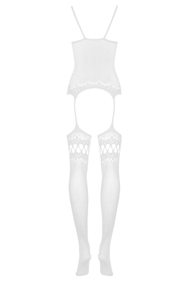 Perfect addition with surprising result? Aww, here it is! Cl... Obsessive - Bodystocking F214 - White - S/M/L photo-8