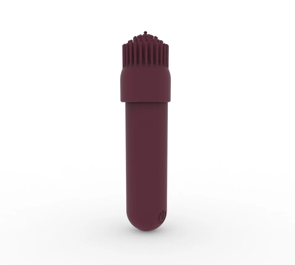 Silicone vibro bullet with 3 attachments
Vibration Modes: 1... Liebe Seele - Bullet Vibrator w Attachment - Wine Red photo-4