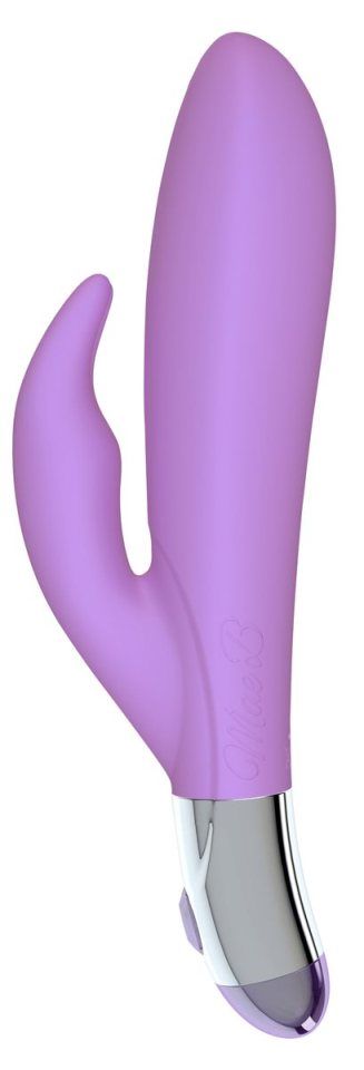 The arched shape of this elegant vibe provides a firm body w... Mae B - Rabbit Vibe - Purple photo