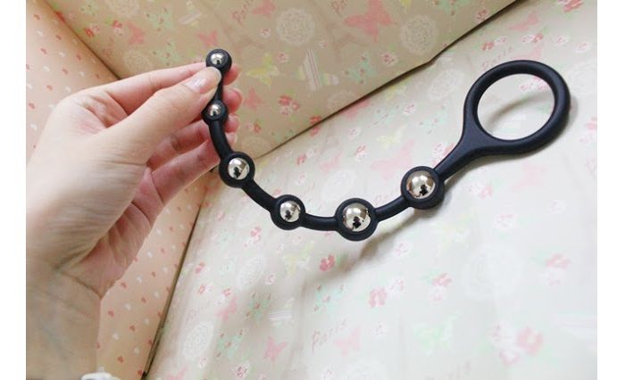 Mode Design - Metal Ball Long Beads - Black photo-4