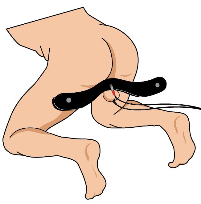 If you want to humble your male submissive, this is the perf... Mistress - E-Stim Locking Humbler - Black photo-3