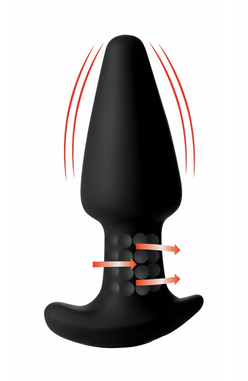 You cannot always call a spade a spade, especially when it i... Rimmers - Gyro R Smooth Rimming Plug w Remote - Black photo-4