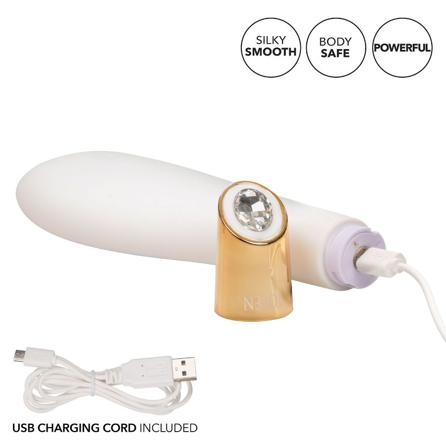 The Callie by Jopen Vibrating Wand is smooth, silky, and sea... CEN - Jopen Callie Vibrating Wand - White photo-6