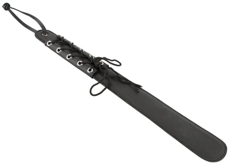 Sexy spanks!
A beautiful, slightly padded paddle with stitch... Vegan Fetish - Paddle - Black photo-4
