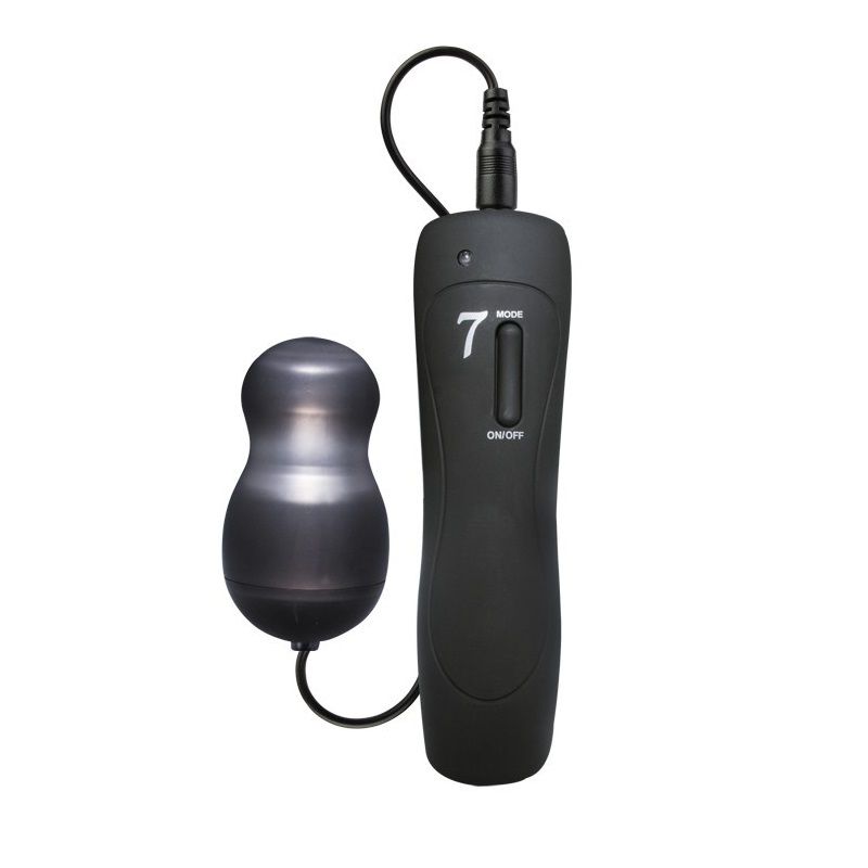 7 frequency egg vibrator with light
Power Type: 9V / 12V
Siz... Aphrodisia - Flashing 7 Mode Duo Balls Vibe - Black photo-2
