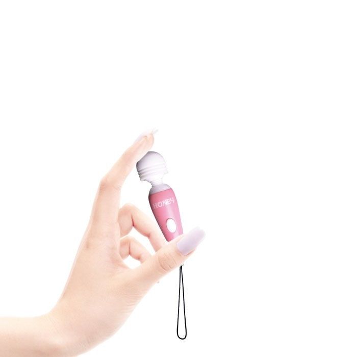 Surprisingly powerful! Vibration to so small bending also ne... Mode Design - Denma Honey Tiny Wand Massager - Pink photo-2