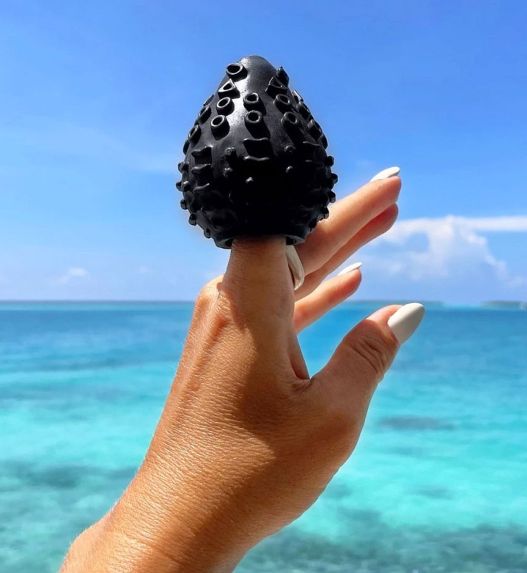Gvibe Gegg is a premium TPE reusable egg masturbator designe... Gvibe - G-Egg Masturbator - Black photo-8