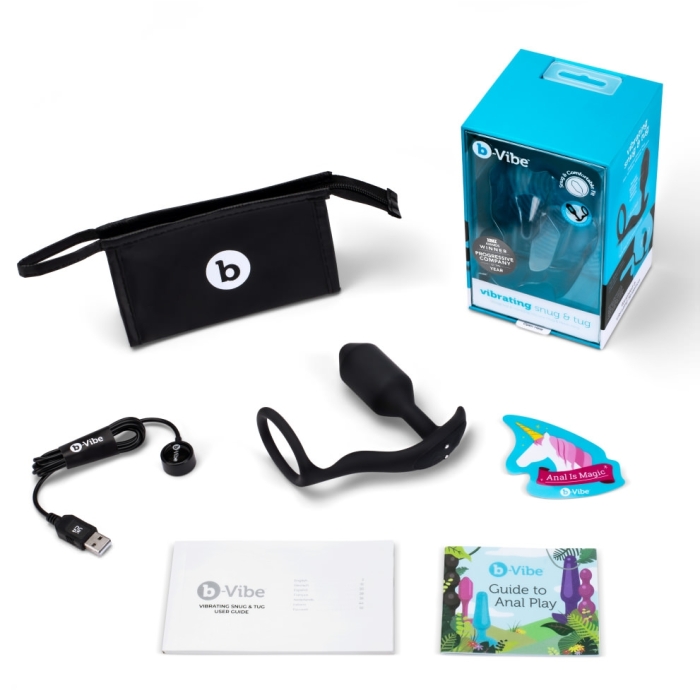 Sensation seekers rejoice! Get ready to meet our multi-sensa... B-Vibe - Vibrating Snug & Tug M - Black photo-11