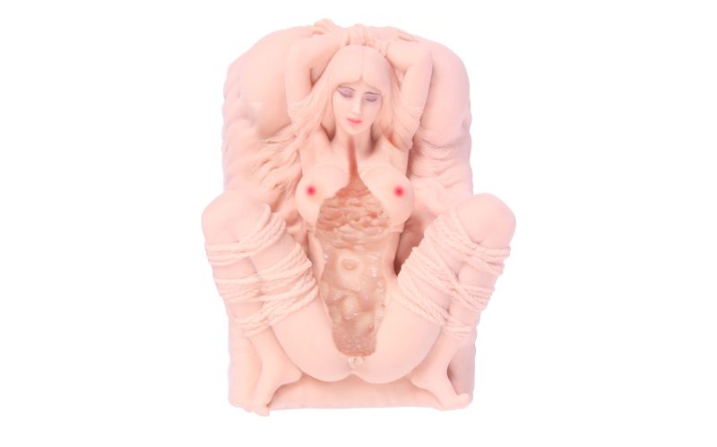 Beautiful body design with bondage sex style. Kokos - Erica - Mini Real Doll photo-2